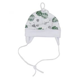 Bavlněná kojenecká čepička Koala Nature Zelená | 62 (3-6m), 68 (4-6m)