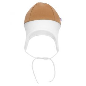 Kojenecká čepička New Baby The Best hnědá | 56 (0-3m), 62 (3-6m), 68 (4-6m), 74 (6-9m), 80 (9-12m), 86 (12-18m)