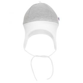 Kojenecká čepička New Baby The Best šedá Šedá | 68 (4-6m), 74 (6-9m), 80 (9-12m), 86 (12-18m)