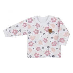Kojenecké tričko s dlouhým rukávem Koala Flowers Růžová | 68 (4-6m)