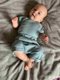Kojenecká letní souprava tričko a kraťásky New Baby Practical Dle obrázku