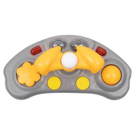 Dětské chodítko Baby Mix s volantem a silikonovými kolečky mátový