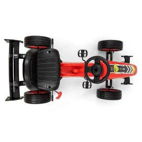 Dětská šlapací motokára Go-kart Milly Mally Rocket červená