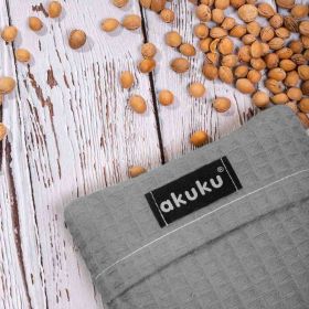 Dětský nahřívací a chladící polštářek Termofor s višňovými peckami Akuku šedá