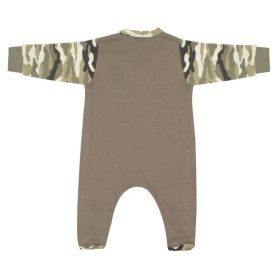 Kojenecký overal New Baby Army girl Zelená