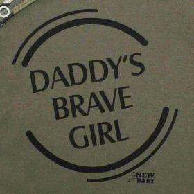 Kojenecký overal New Baby Army girl Zelená
