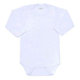 Body dlouhý rukáv New Baby II - bílé | 50, 56 (0-3m), 62 (3-6m), 68 (4-6m), 74 (6-9m), 80 (9-12m), 86 (12-18m), 92 (18-24m), 98 (2-3r)