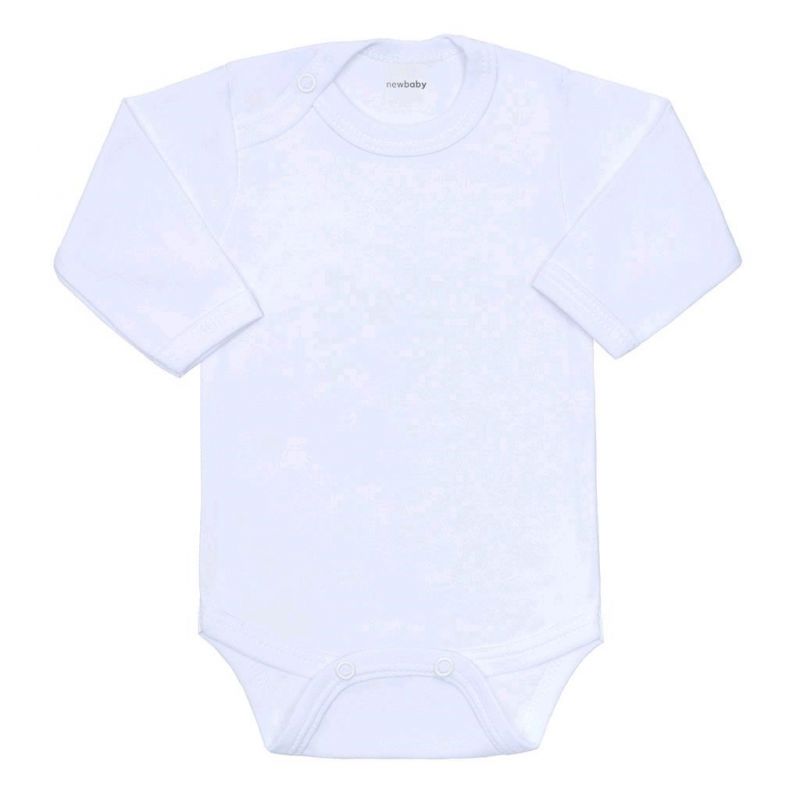 Body dlouhý rukáv New Baby II - bílé