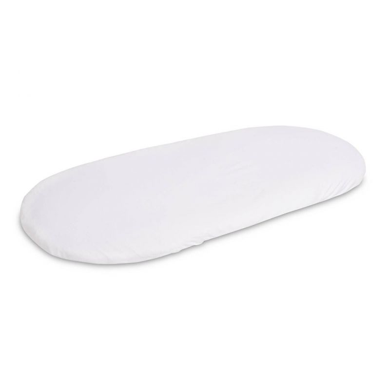 Nepromokavé prostěradlo do kočárku bílé 35x75cm SENSILLO