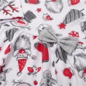 Kojenecké bavlněné šatičky s čelenkou New Baby Christmas Dle obrázku