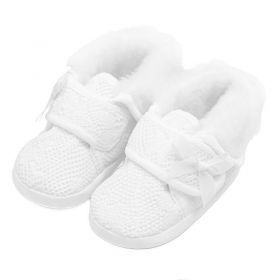 Kojenecké zimní capáčky ke křtu New Baby 0-3 m holka Bílá | 116/122