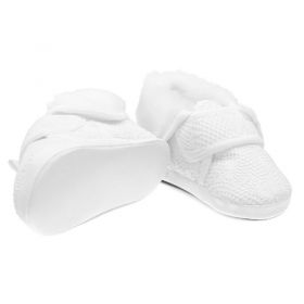 Kojenecké zimní capáčky ke křtu New Baby 12-18 m holka Bílá