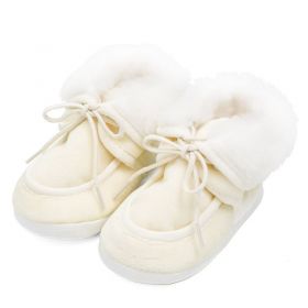 Kojenecké zimní capáčky New Baby béžové 0-3 m | 116/122