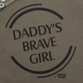 Kojenecké dupačky New Baby Army girl Zelená
