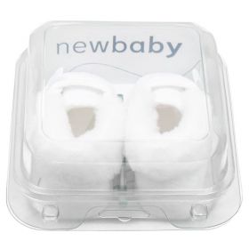 Kojenecké zimní capáčky ke křtu New Baby 12-18 m holka Bílá