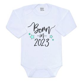 Body s potiskem New Baby Born in 2023 Bílá | 62 (3-6m)