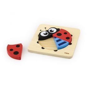 Dřevěné puzzle pro nejmenší Viga Beruška