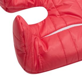 Zimní kojenecká kombinéza s kapucí a oušky New Baby Pumi red raspberry Červená