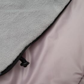 Dětský fusák New Baby 3v1 s kožíškem růžový