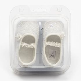 Kojenecké krajkové baletky capáčky New Baby béžová 0-3 m