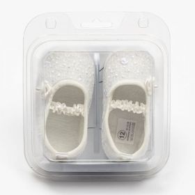 Kojenecké krajkové baletky capáčky New Baby béžová 3-6 m