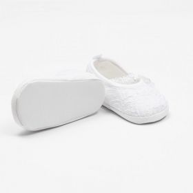 Kojenecké krajkové baletky capáčky New Baby bílá 12-18 m