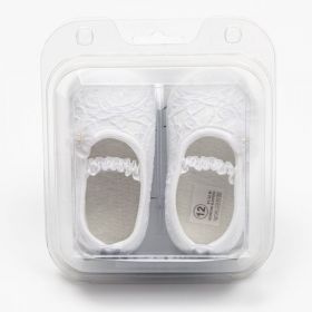 Kojenecké krajkové baletky capáčky New Baby bílá 12-18 m