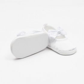 Kojenecké saténové capáčky New Baby bílá 6-12 m