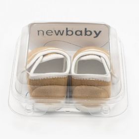 Kojenecké semiškové capáčky New Baby hnědá 3-6 m