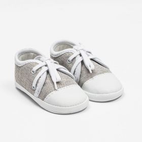 Kojenecké tenisky capáčky New Baby jeans šedá 0-3 m Šedá