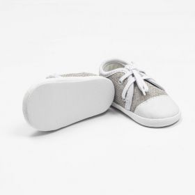 Kojenecké tenisky capáčky New Baby jeans šedá 3-6 m Šedá
