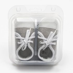 Kojenecké tenisky capáčky New Baby jeans šedá 3-6 m Šedá