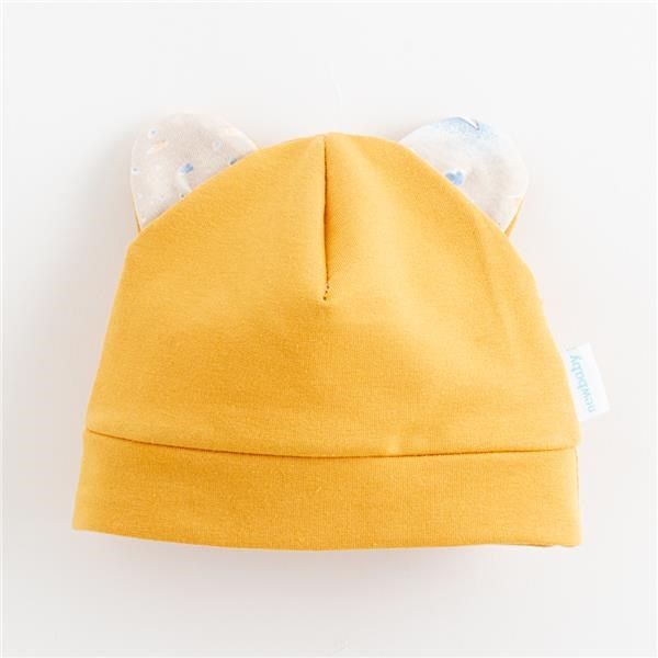 Kojenecká čepička s oušky New Baby Víla Hnědá