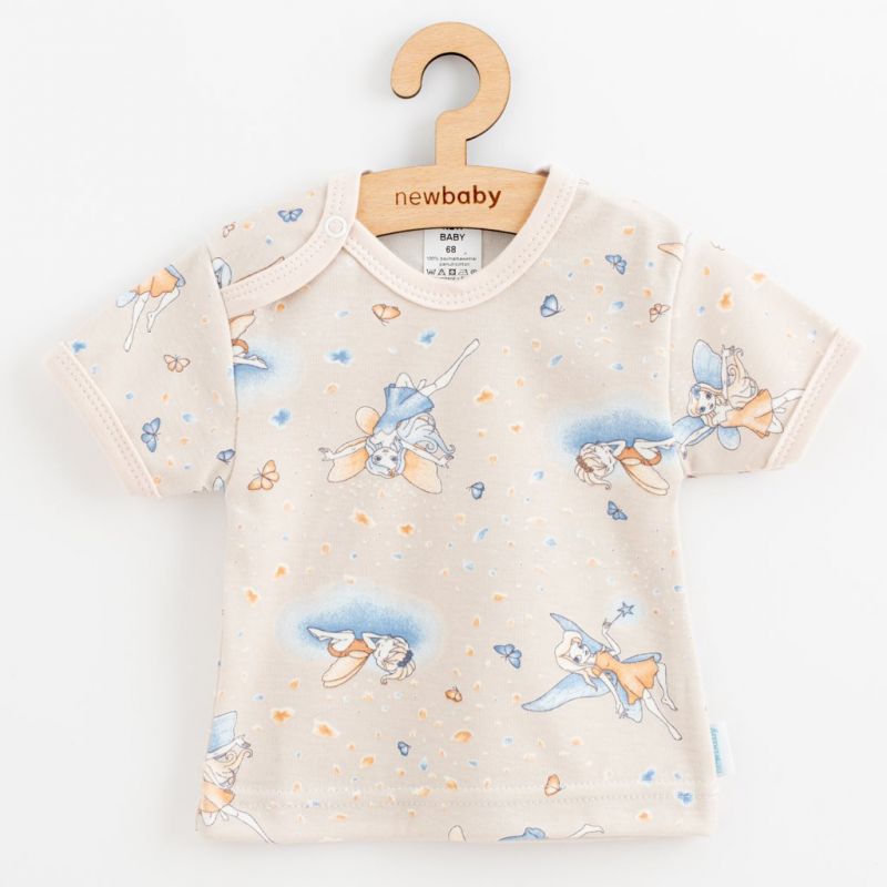 Kojenecké bavlněné tričko s krátkým rukávem New Baby Víla Dle obrázku