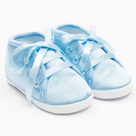 Kojenecké saténové capáčky New Baby modrá 12-18 m