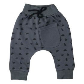 Kojenecké tepláčky Koala Dinosaur šedá Šedá | 62 (3-6m)