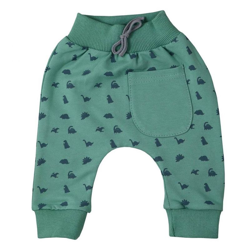 Kojenecké tepláčky Koala Dinosaur zelená