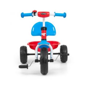Dětská tříkolka Milly Mally Boby TURBO Cool Red