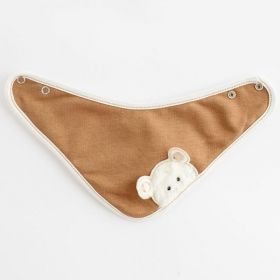 Jarní kojenecká čepička s šátkem na krk New Baby Sebastian hnědá
