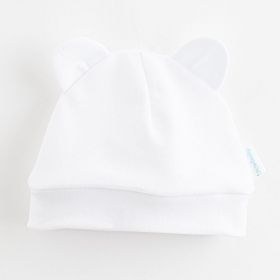Kojenecká bavlněná čepička New Baby Kids bílá