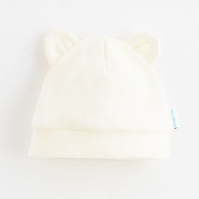 Kojenecká bavlněná čepička New Baby Kids krémová Béžová | 62 (3-6m), 68 (4-6m), 74 (6-9m), 80 (9-12m)