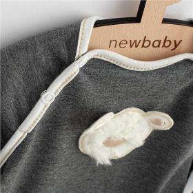 Kojenecké tepláčky a mikinka New Baby Sebastian šedá Šedá