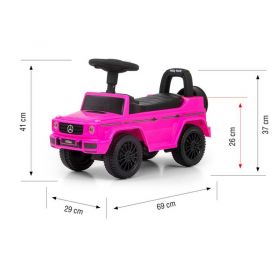 Odrážedlo MERCEDES G350d Milly Mally růžové