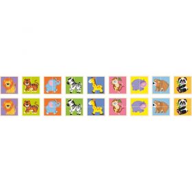 Dřevěná puzzle Viga Zvířátka 36ks