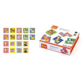 Dřevěná puzzle Viga Zvířátka 36ks