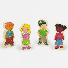 Dřevěné magnetické figurky Viga