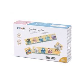 Dřevěné puzzle s čísly Viga