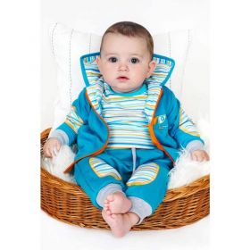 2-dílná soupravička New Baby Puppik 2 tyrkysová