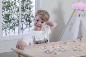 Dřevěné puzzle Barvy Viga
