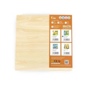 Dětské dřevěné puzzle s úchyty Viga Divoká zvířata 4 ks